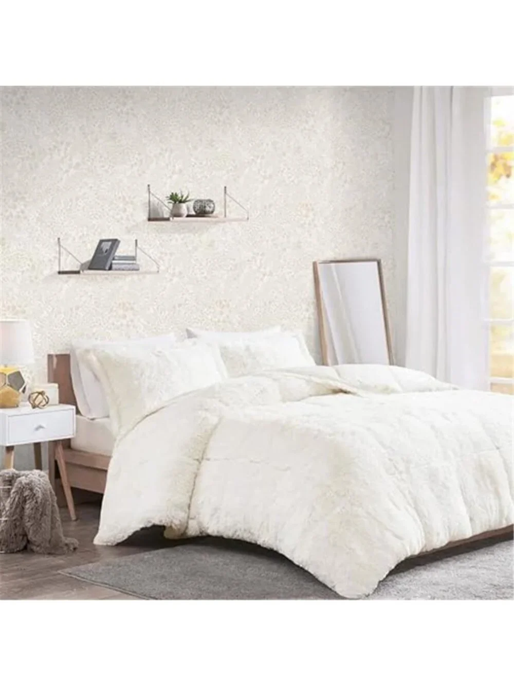 Peel Stick Wallpaper Boho Floral Removable Beige Self Adhesive Vinyl Wall Roll
